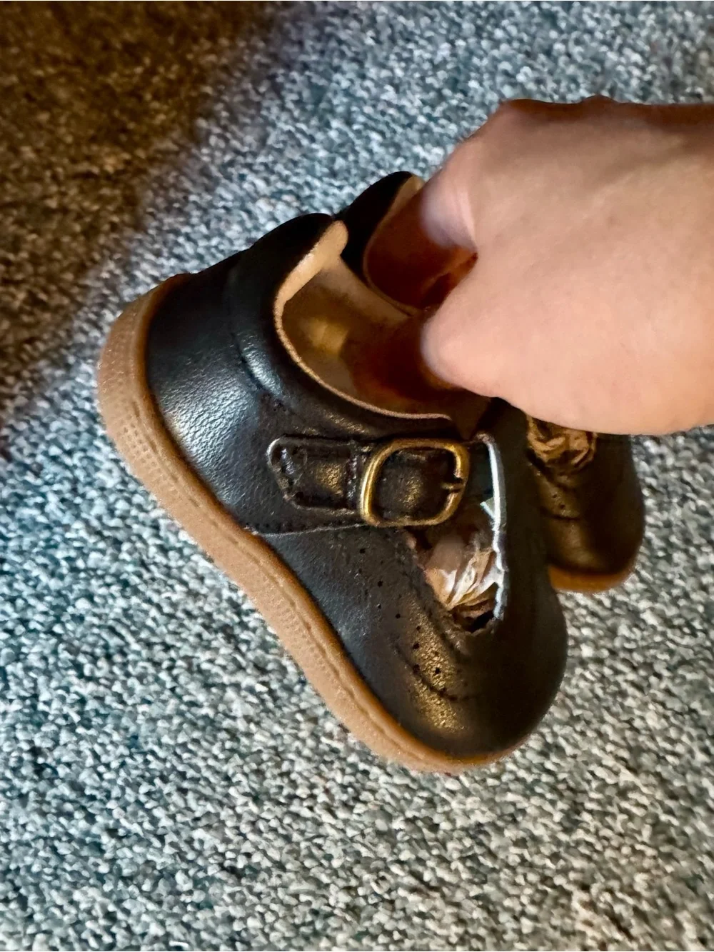 NWOT -Wide Toebox Black Mary Jane Shoes